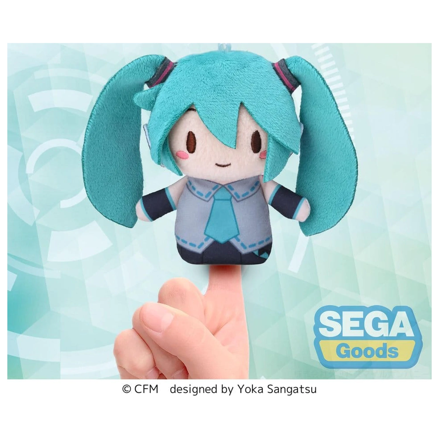 Hatsune Miku Fuwa Petit maskotka pluszowa figurka na palec 10 cm zdjęcie produktu