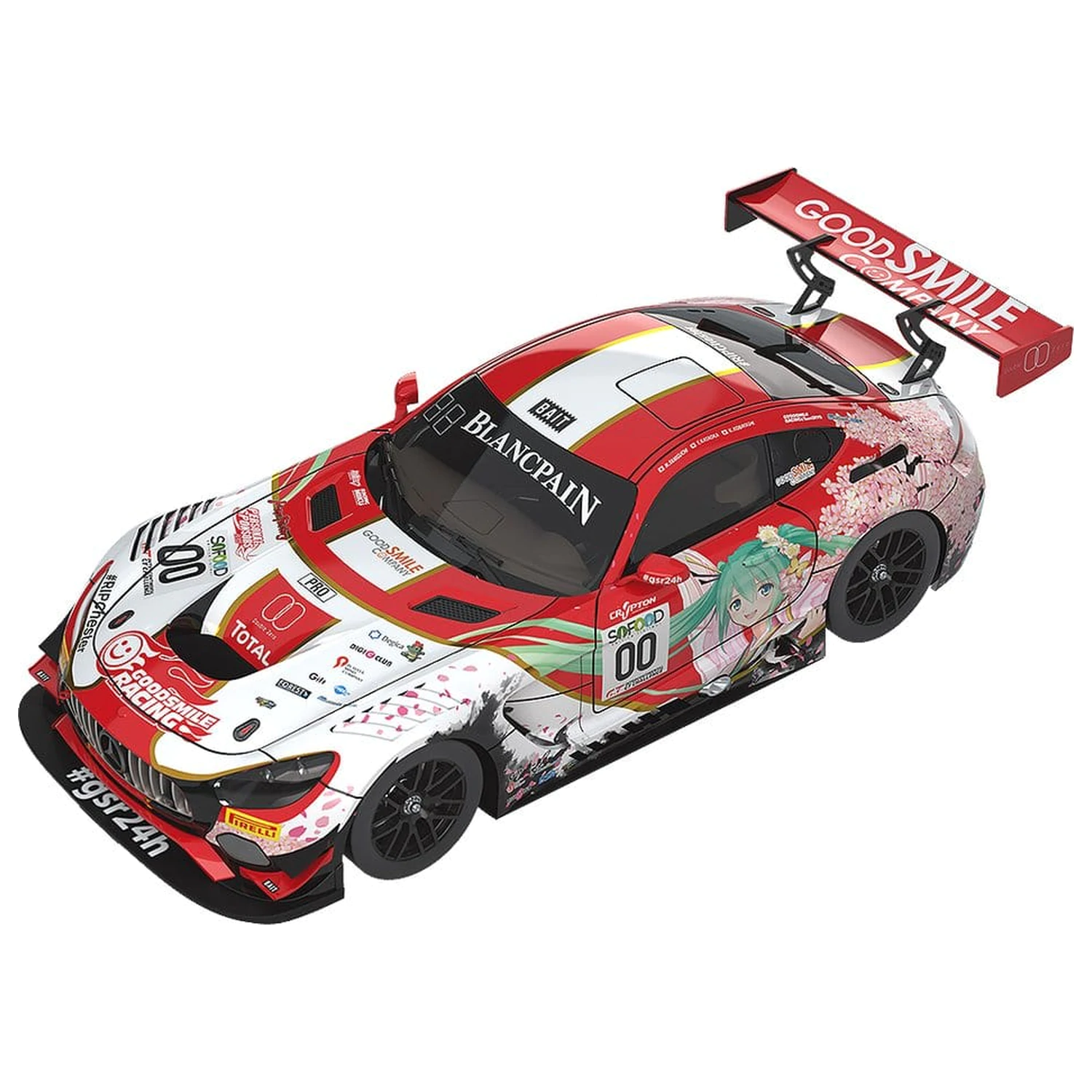 Hatsune Miku GT Project Pojazd 1/18 Good Smile Hatsune Miku AMG 2017 SPA24H Ver. 26 cm zdjęcie produktu