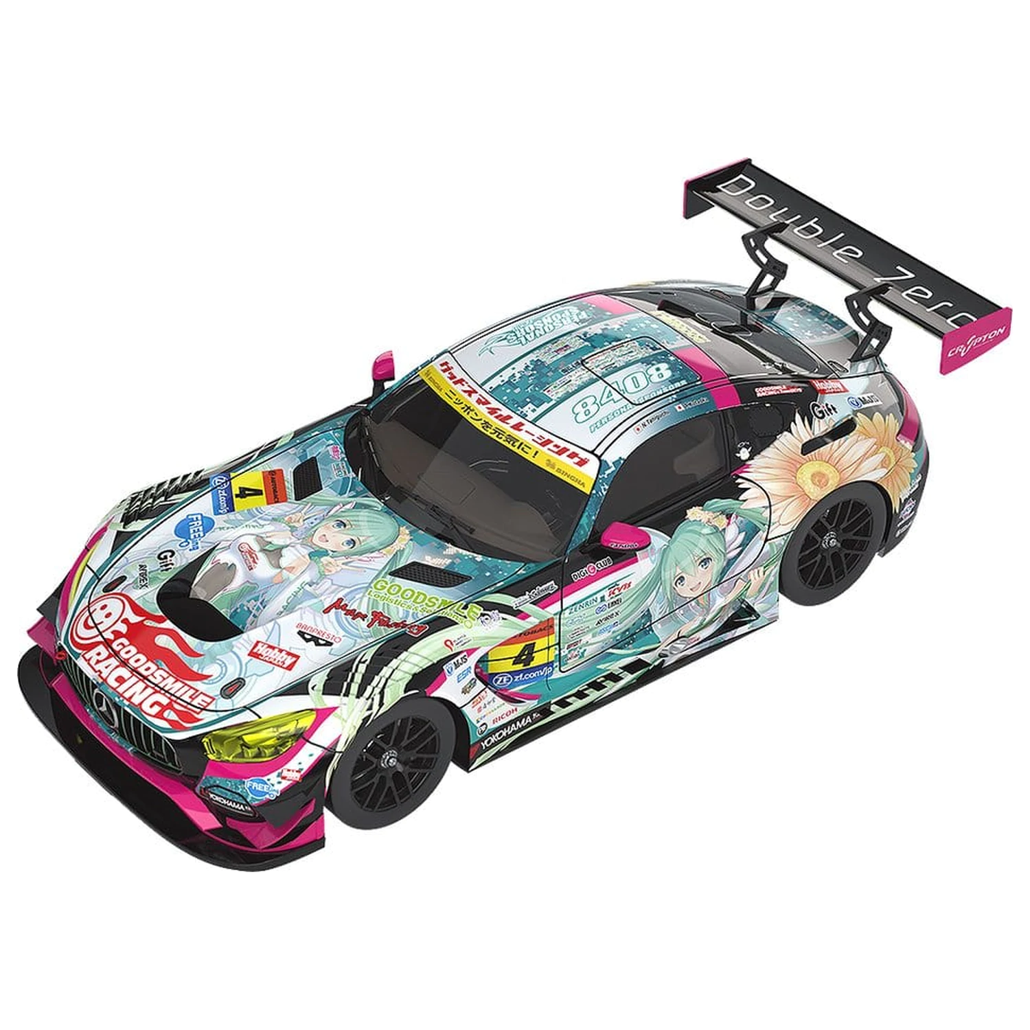 Hatsune Miku GT Project Pojazd 1/18 Good Smile Hatsune Miku AMG 2017 SUPER GT Wersja 26 cm zdjęcie produktu