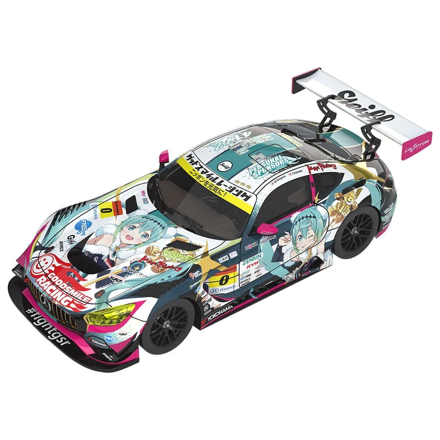 Hatsune Miku GT Project Pojazd 1/43 Good Smile Hatsune Miku AMG 2018 Final Race Ver. 11 cm zdjęcie produktu