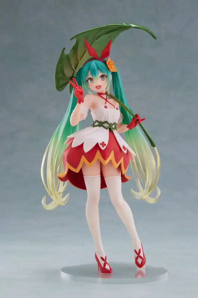 Hatsune Miku Statua PVC Hatsune Miku Figurka Wonderland Thumbelina 18 cm zdjęcie produktu