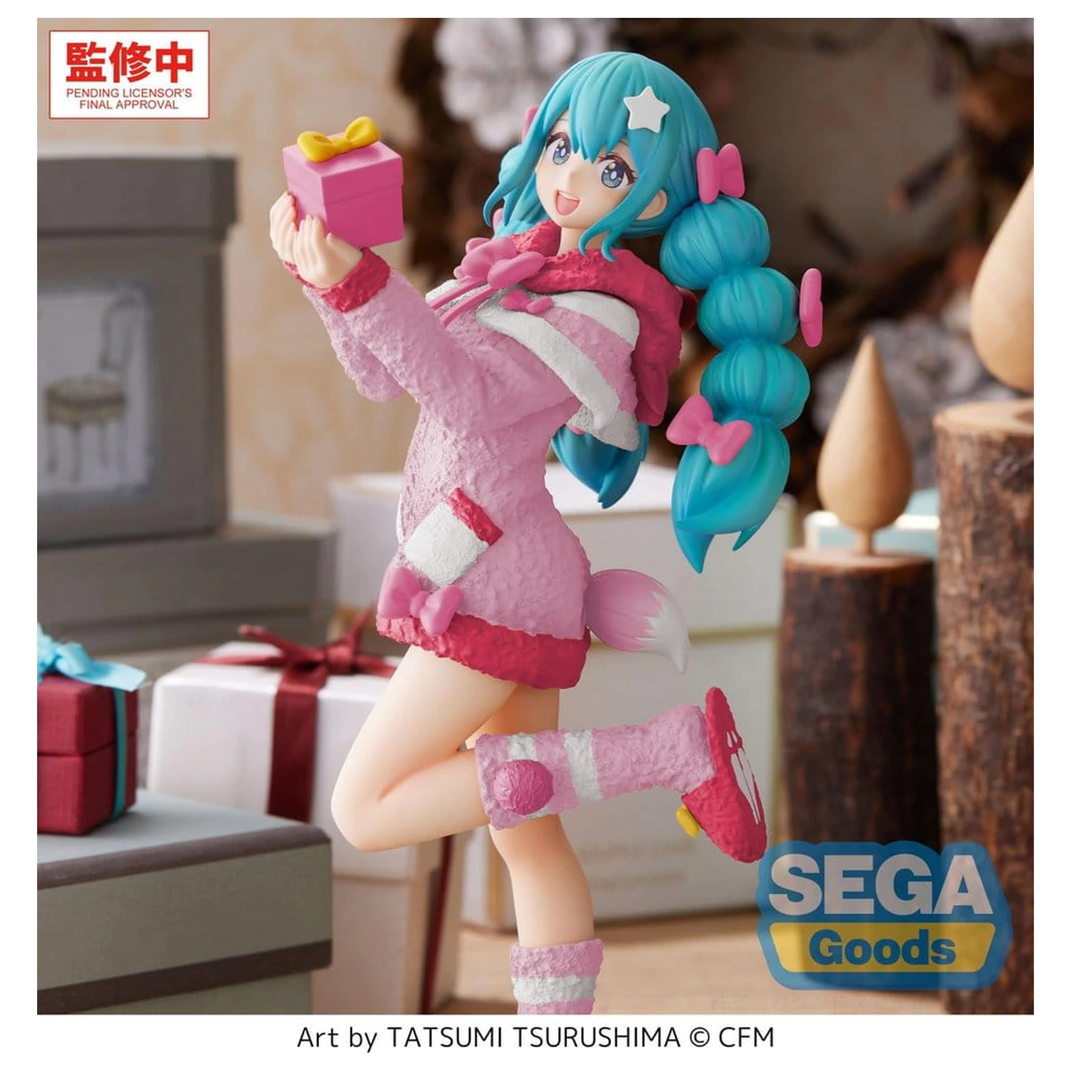 Hatsune Miku High Premium Figure PVC Figurka Mokomoko Christmas Ver. 21 cm zdjęcie produktu