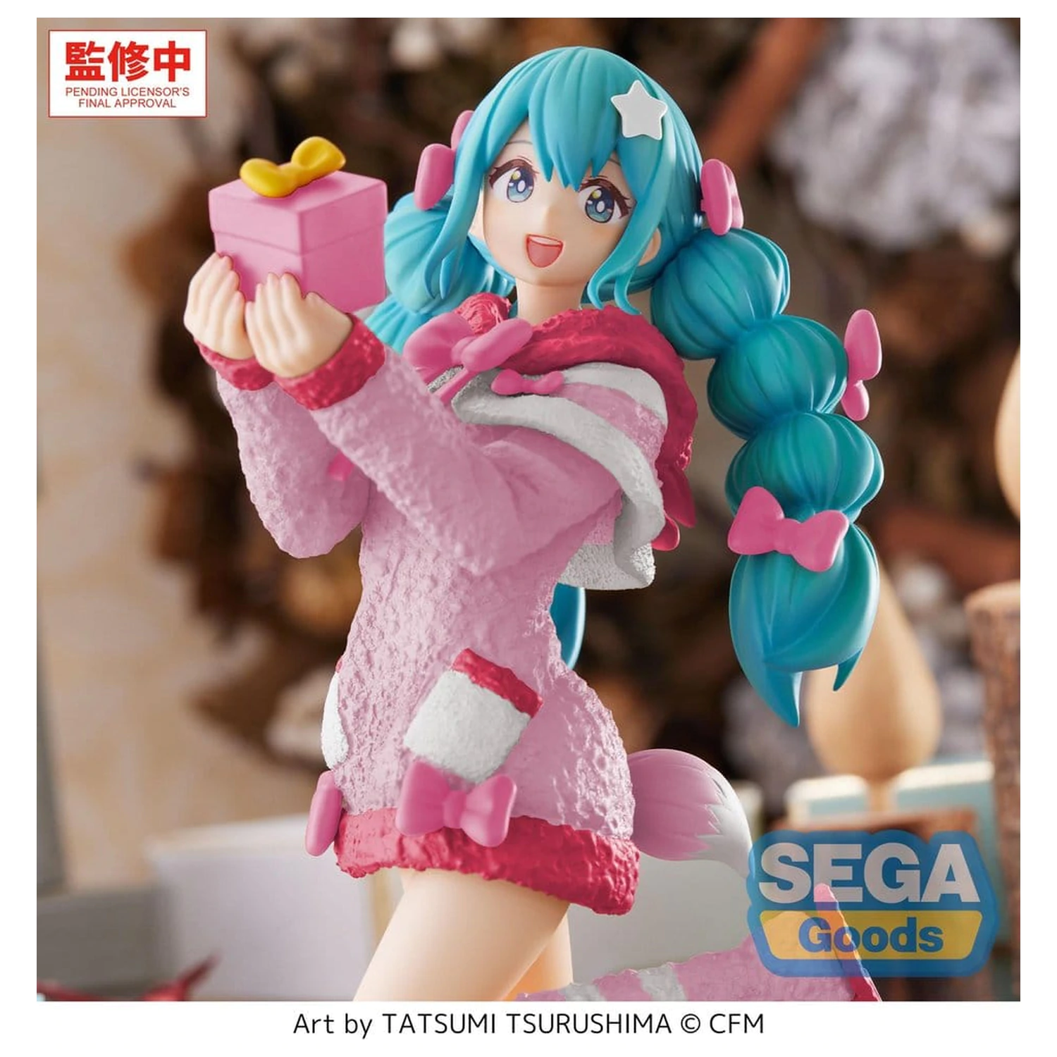 Hatsune Miku High Premium Figure PVC Figurka Mokomoko Christmas Ver. 21 cm zdjęcie produktu
