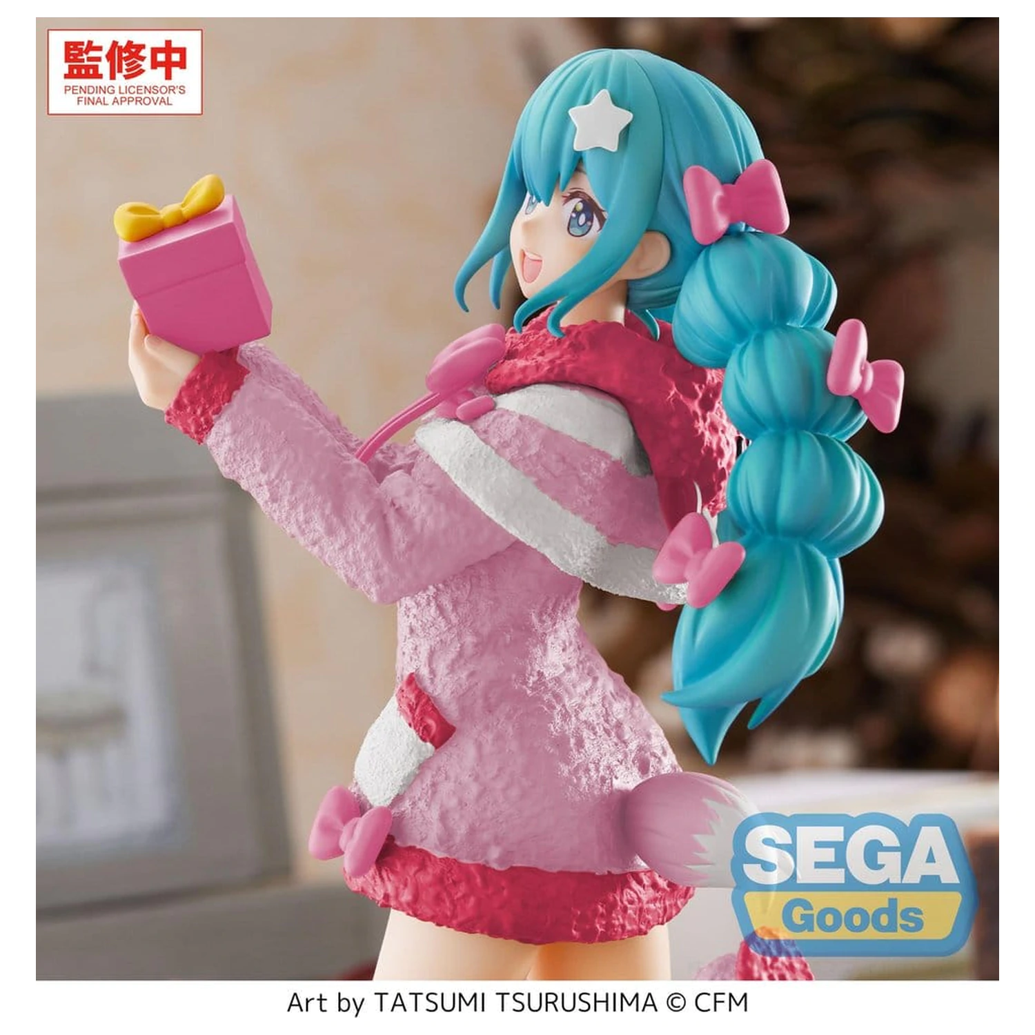 Hatsune Miku High Premium Figure PVC Figurka Mokomoko Christmas Ver. 21 cm zdjęcie produktu