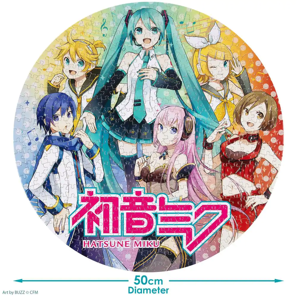 Hatsune Miku Puzzle Okrągłe 500 elementów zdjęcie produktu