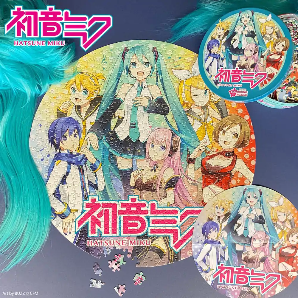 Hatsune Miku Puzzle Okrągłe 500 elementów zdjęcie produktu