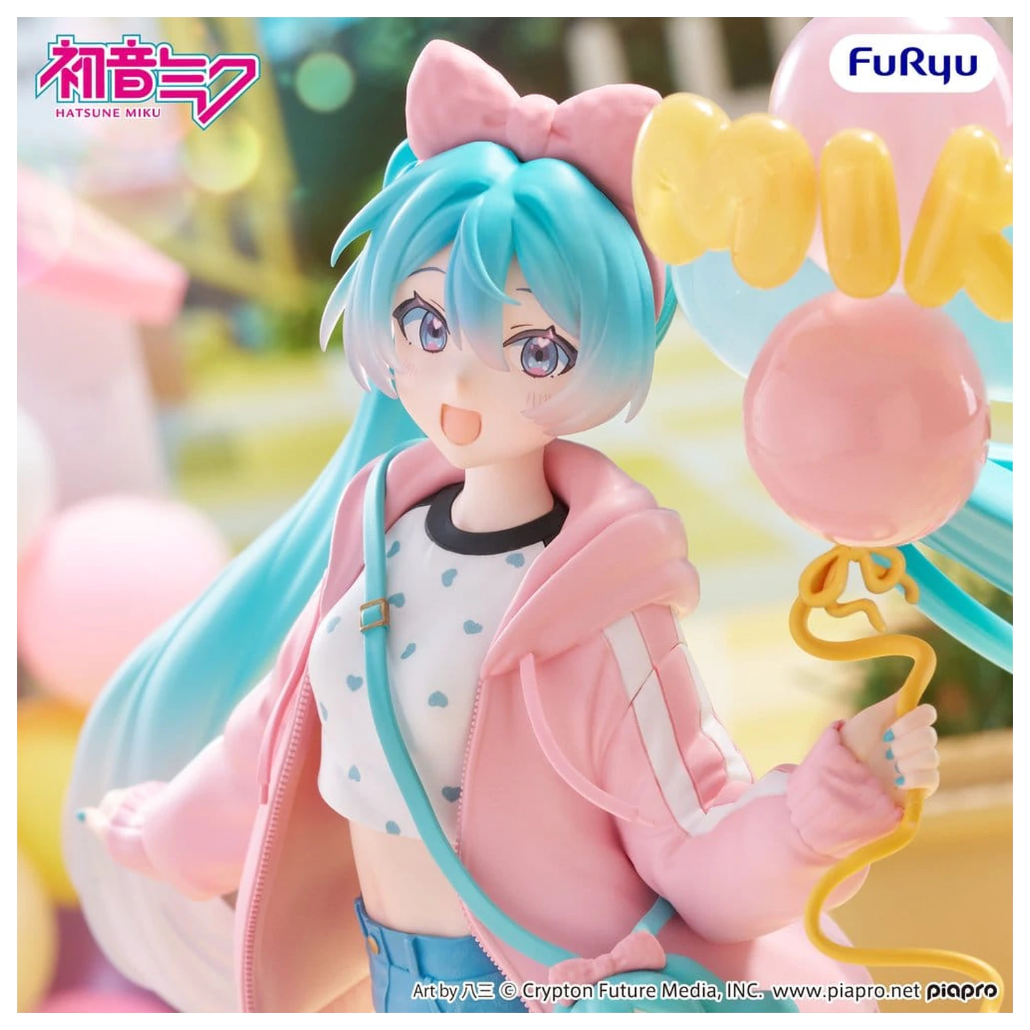 Figurka Hatsune Miku Muchute z PVC, wersja Theme Park Date, 19 cm zdjęcie produktu