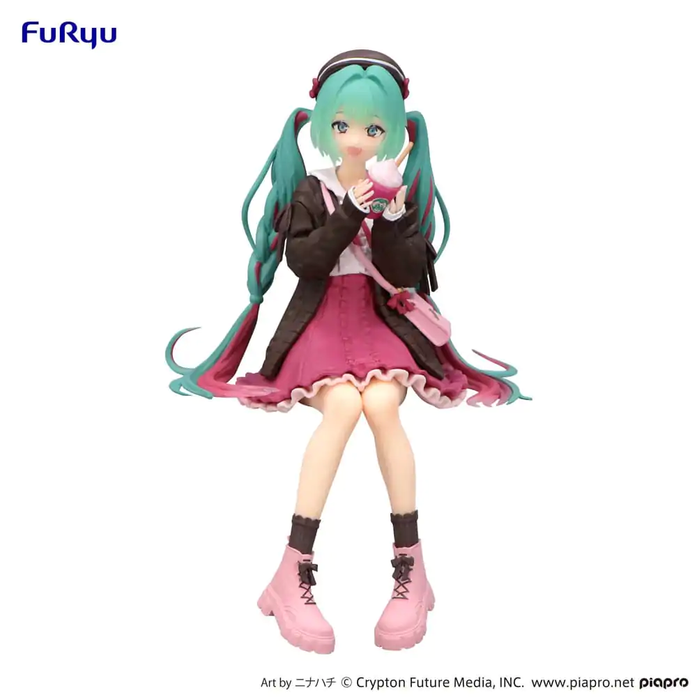 Hatsune Miku Noodle Stopper Statuetka PVC Autumn Date Pink Color Ver. 14 cm zdjęcie produktu