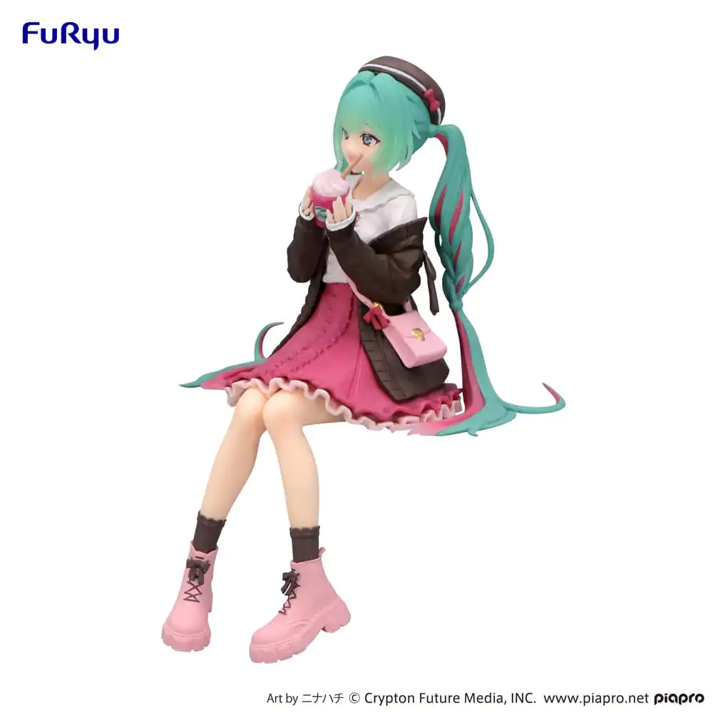 Hatsune Miku Noodle Stopper Statuetka PVC Autumn Date Pink Color Ver. 14 cm zdjęcie produktu