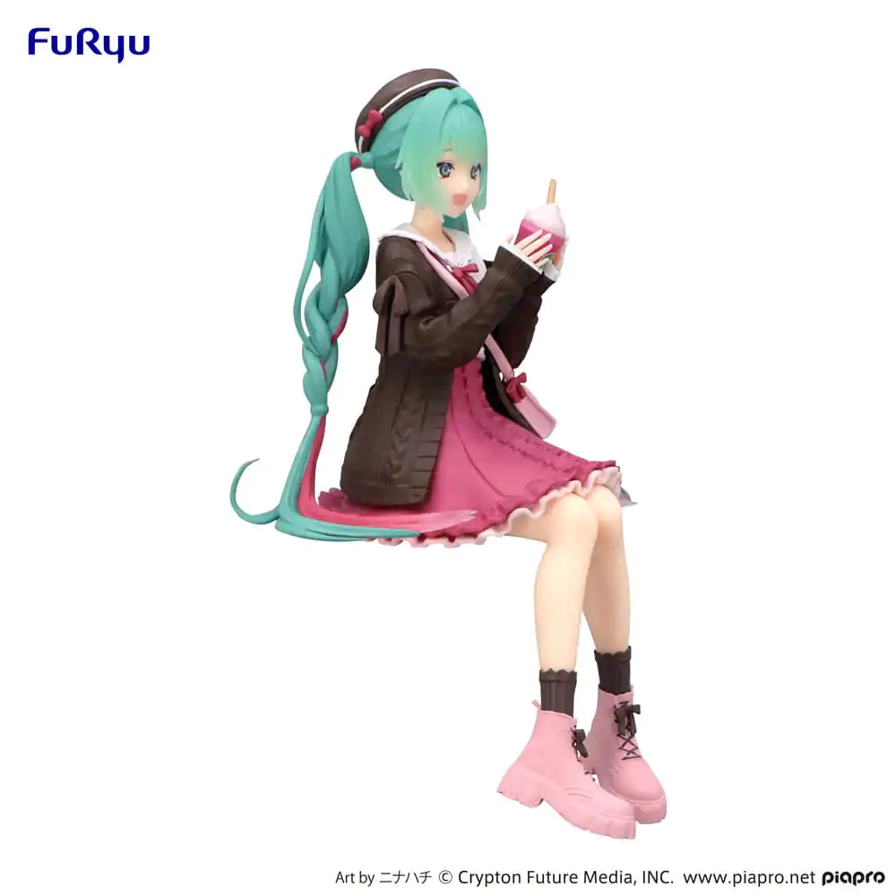 Hatsune Miku Noodle Stopper Statuetka PVC Autumn Date Pink Color Ver. 14 cm zdjęcie produktu