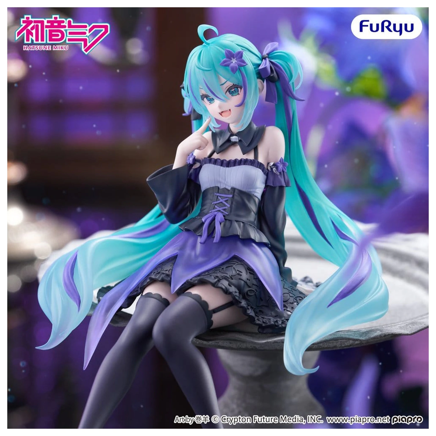 Hatsune Miku Noodle Stopper PVC figurka Flower Fairy Bellflower 14 cm zdjęcie produktu