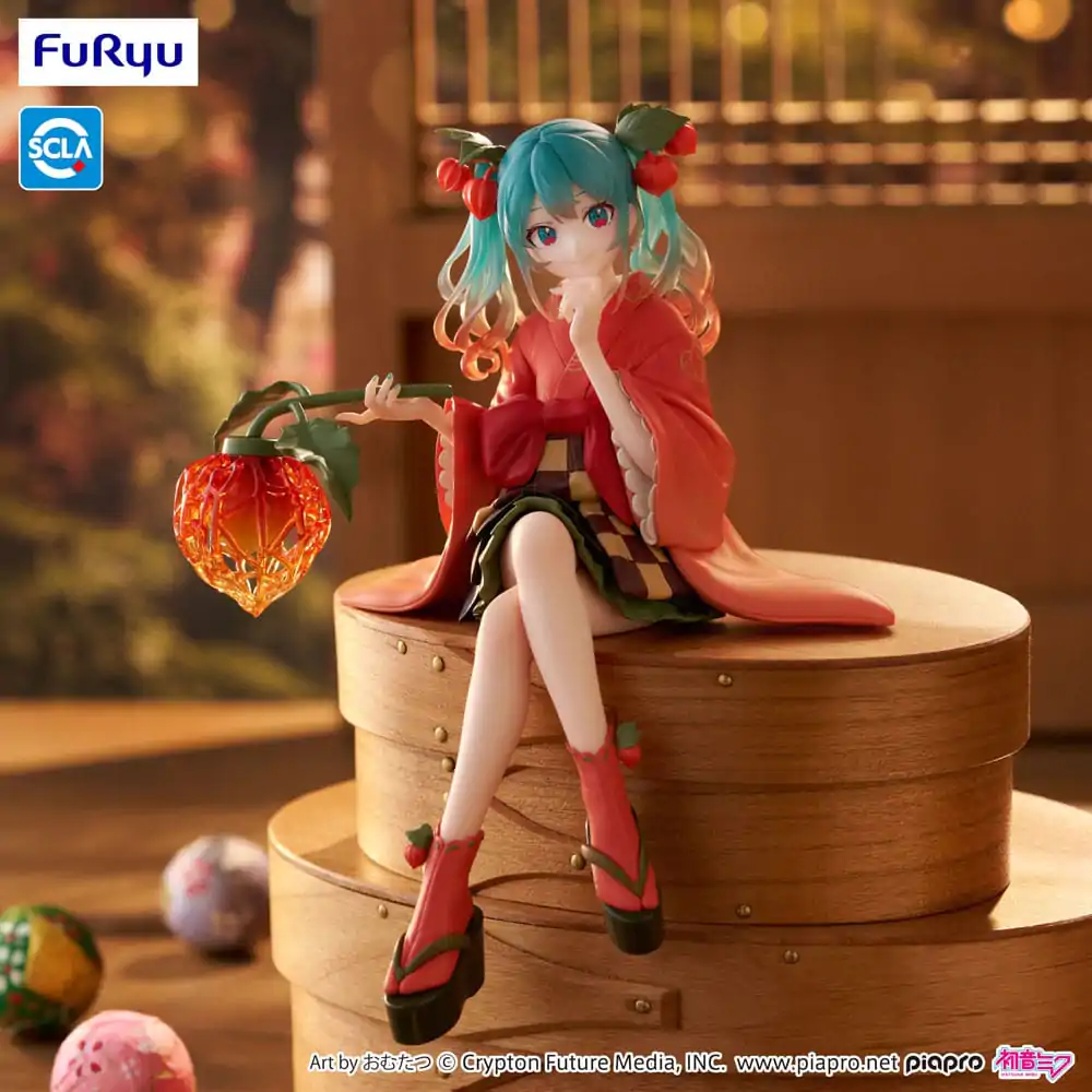 Hatsune Miku Noodle Stopper Statuetka PVC Flower Fairy Winter Cherry 15 cm zdjęcie produktu