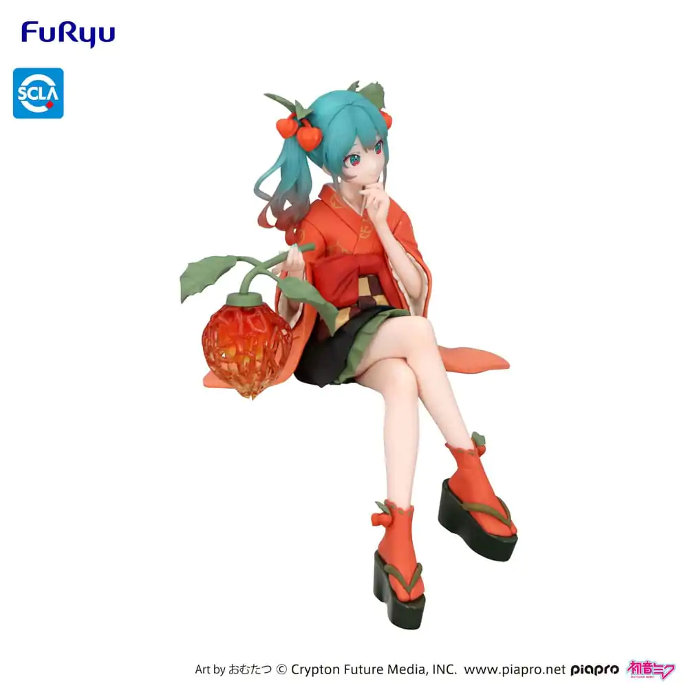 Hatsune Miku Noodle Stopper Statuetka PVC Flower Fairy Winter Cherry 15 cm zdjęcie produktu