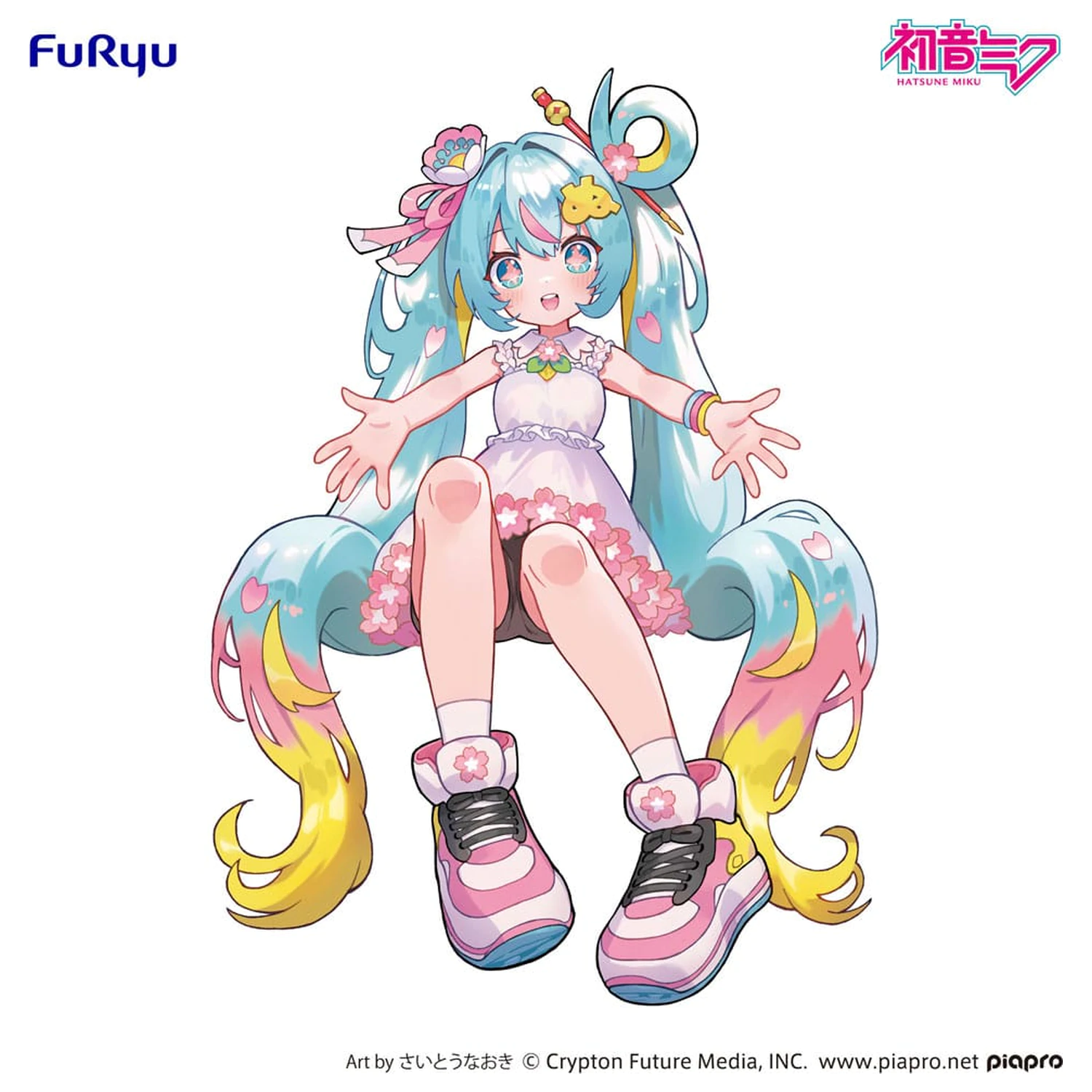 Hatsune Miku Noodle Stopper PVC Statua Hatsune Miku 10. Rocznica 14 cm zdjęcie produktu