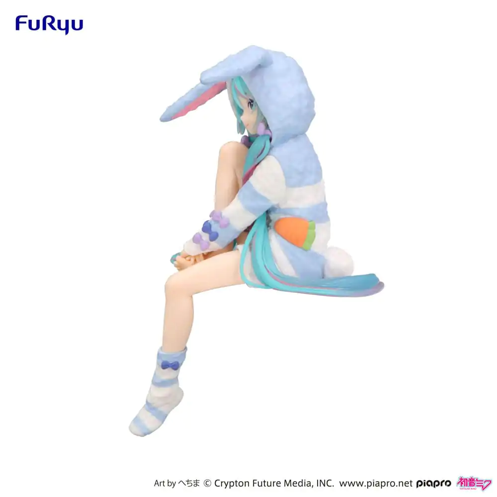 Hatsune Miku Noodle Stopper Statuetka PVC Hatsune Miku Rabbit Ear Hood Pajama Blue Color Ver. 14 cm zdjęcie produktu