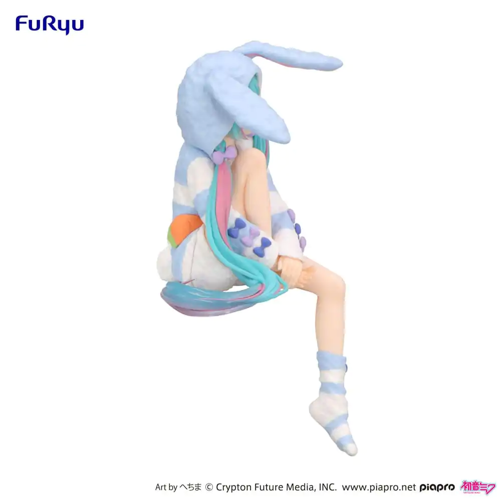 Hatsune Miku Noodle Stopper Statuetka PVC Hatsune Miku Rabbit Ear Hood Pajama Blue Color Ver. 14 cm zdjęcie produktu