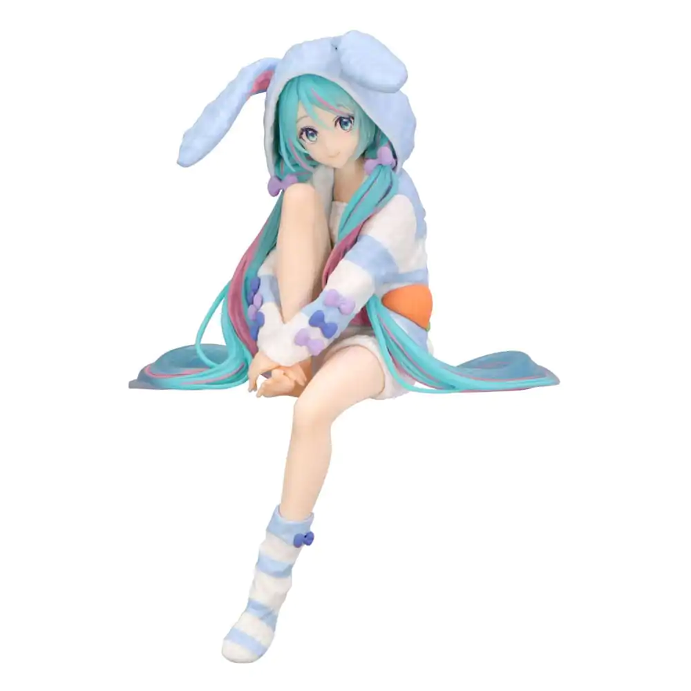 Hatsune Miku Noodle Stopper Statuetka PVC Hatsune Miku Rabbit Ear Hood Pajama Blue Color Ver. 14 cm zdjęcie produktu