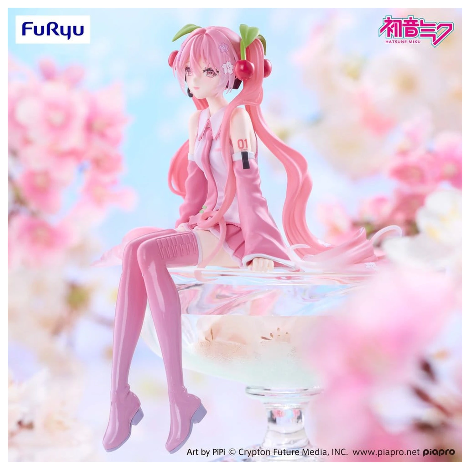 Figurka z PVC Hatsune Miku Noodle Stopper Sakura Miku 2026 Smile Ver. 14 cm zdjęcie produktu