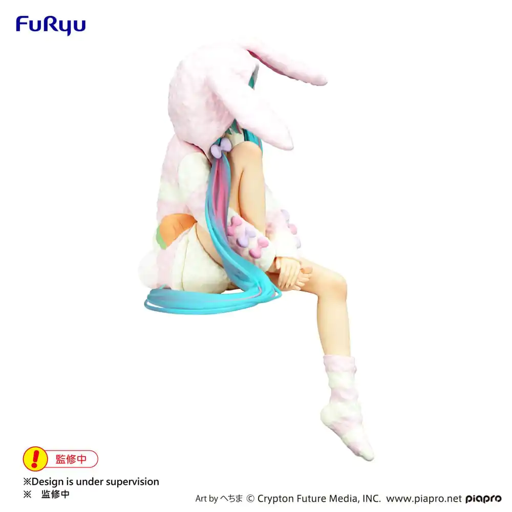 Hatsune Miku Noodle Stopper Statuetka PVC Rabbit Ear Hood Pajama 14 cm zdjęcie produktu