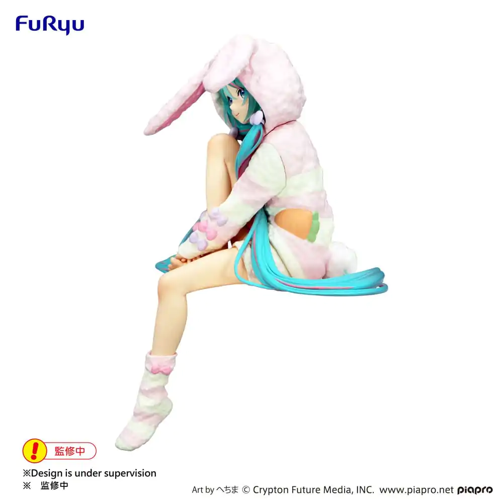 Hatsune Miku Noodle Stopper Statuetka PVC Rabbit Ear Hood Pajama 14 cm zdjęcie produktu