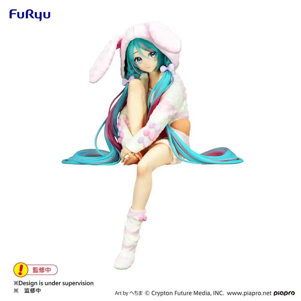 Hatsune Miku Noodle Stopper Statuetka PVC Rabbit Ear Hood Pajama 14 cm zdjęcie produktu