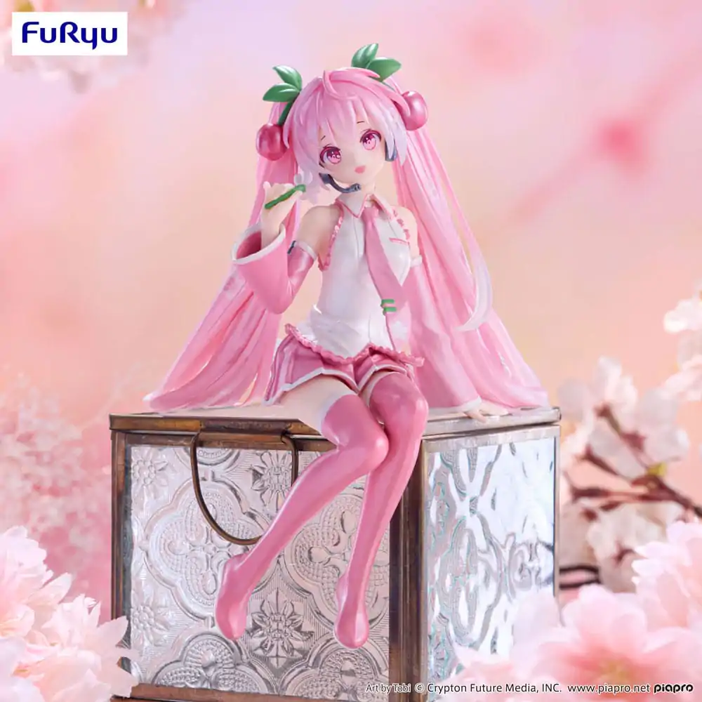 Hatsune Miku Noodle Stopper Statuetka PVC Sakura Miku 2024 Pearl Color Ver. 15 cm zdjęcie produktu