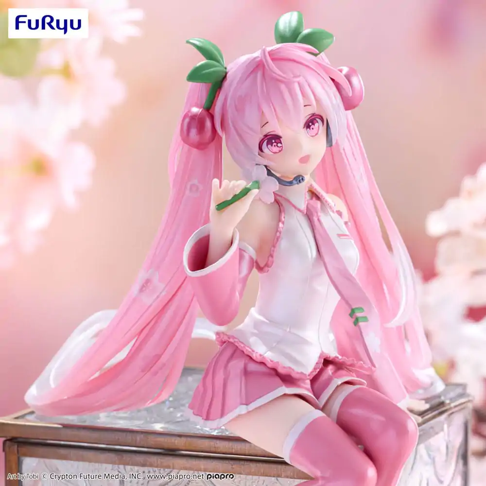 Hatsune Miku Noodle Stopper Statuetka PVC Sakura Miku 2024 Pearl Color Ver. 15 cm zdjęcie produktu