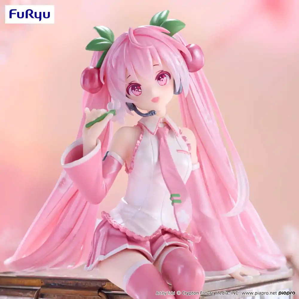 Hatsune Miku Noodle Stopper Statuetka PVC Sakura Miku 2024 Pearl Color Ver. 15 cm zdjęcie produktu