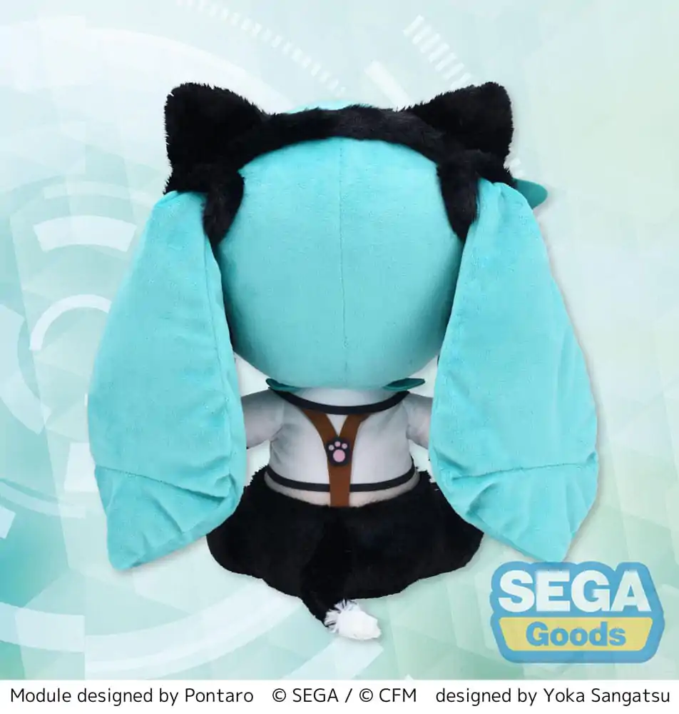 Hatsune Miku Project Diva Arcade Future Tone Fuwa Petit Pluszowa Figurka Hatsune Miku Kotka LL 30 cm zdjęcie produktu