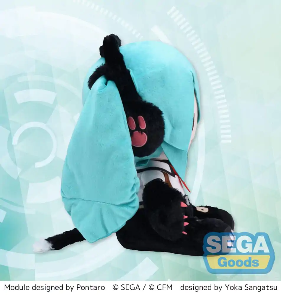 Hatsune Miku Project Diva Arcade Future Tone Fuwa Petit Pluszowa Figurka Hatsune Miku Kotka LL 30 cm zdjęcie produktu