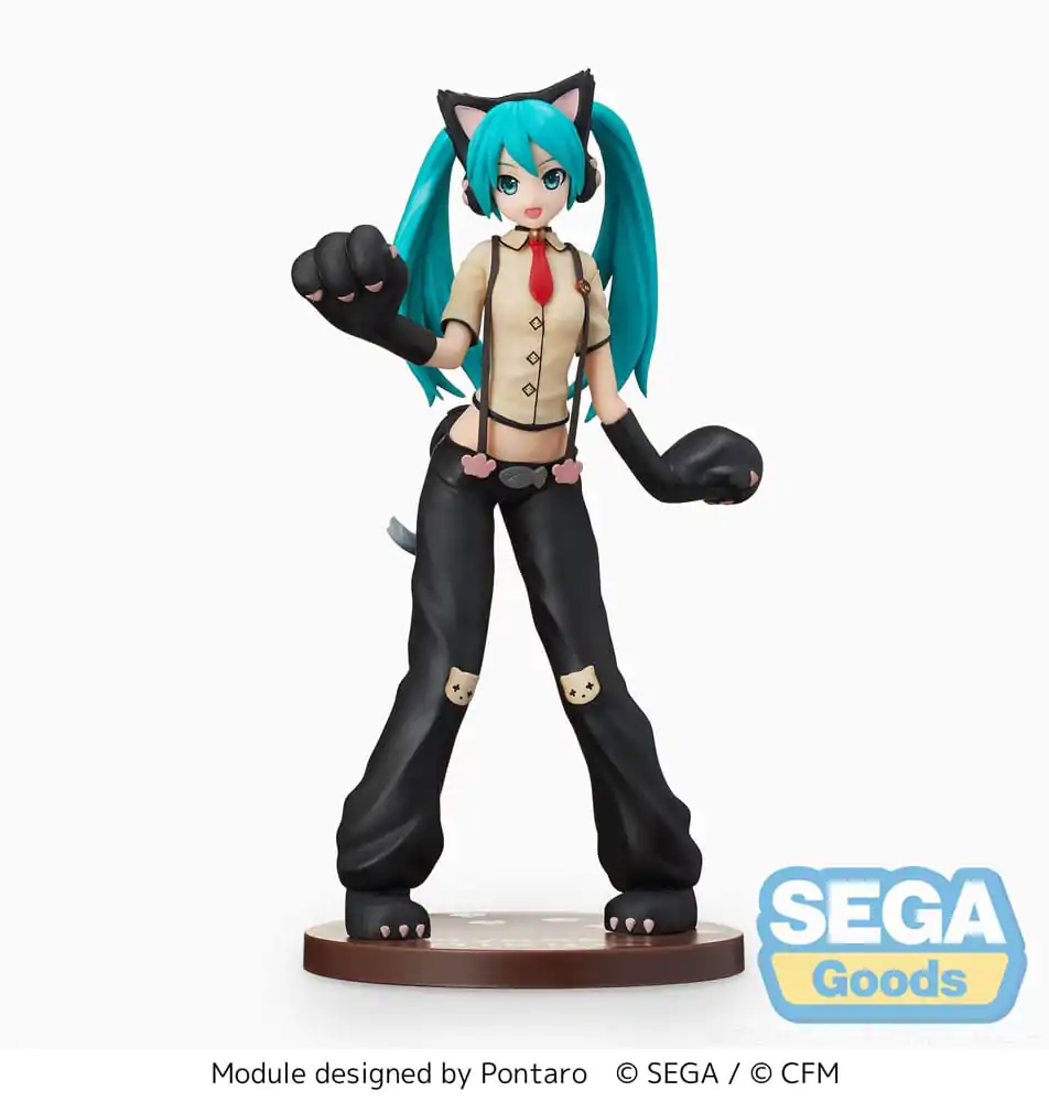 Hatsune Miku Project DIVA Arcade Future Tone SPM Figurka PVC Hatsune Miku Kitty Cat 23 cm zdjęcie produktu