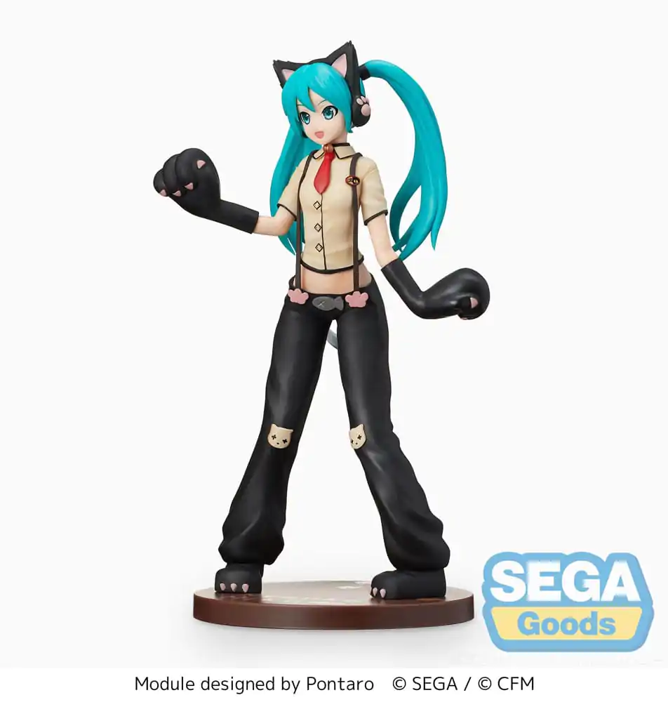 Hatsune Miku Project DIVA Arcade Future Tone SPM Figurka PVC Hatsune Miku Kitty Cat 23 cm zdjęcie produktu
