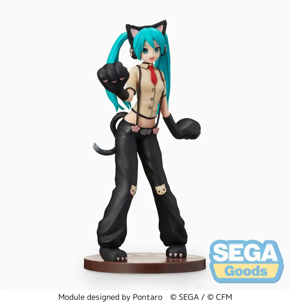Hatsune Miku Project DIVA Arcade Future Tone SPM Figurka PVC Hatsune Miku Kitty Cat 23 cm zdjęcie produktu