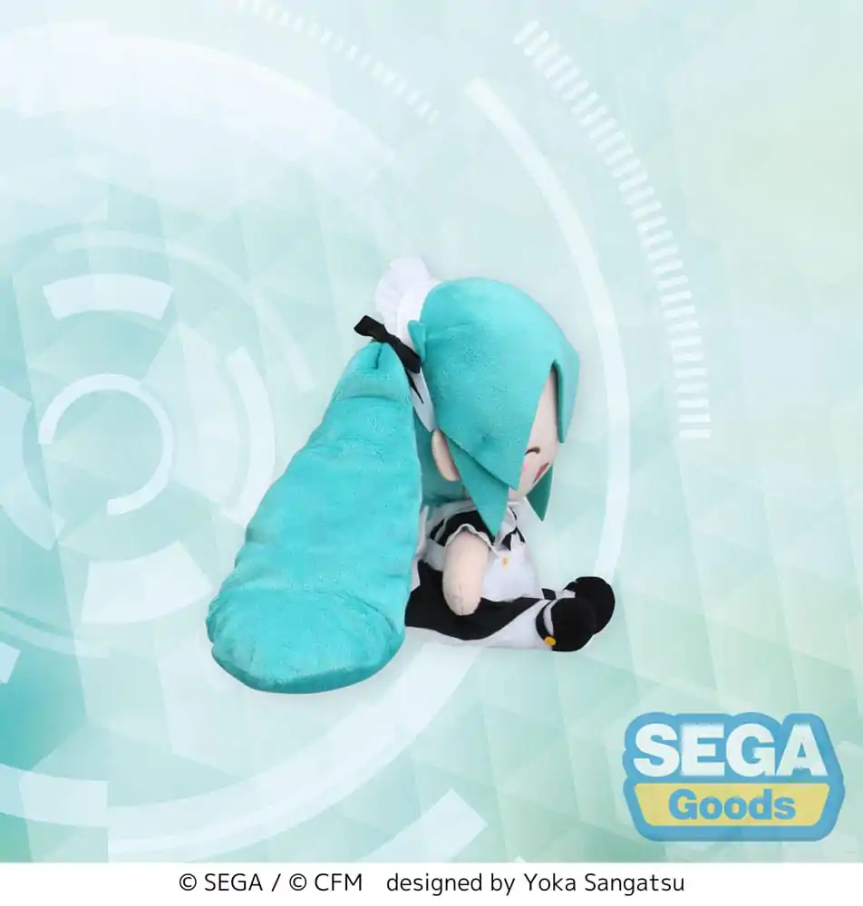 Hatsune Miku Project Diva Arcade Fuwa Petit Mini Pluszowa Figurka Miku Maid Ver. (EX) 16 cm zdjęcie produktu