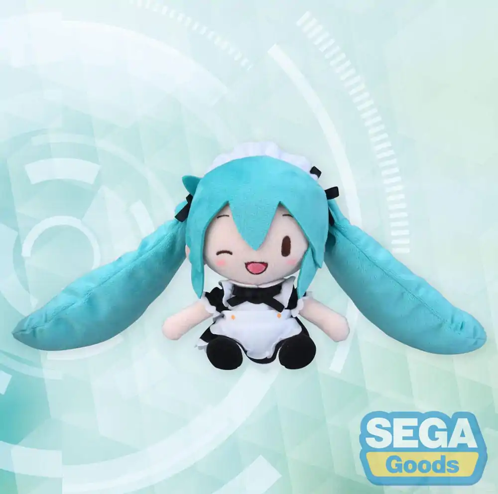 Hatsune Miku Project Diva Arcade Fuwa Petit Mini Pluszowa Figurka Miku Maid Ver. (EX) 16 cm zdjęcie produktu