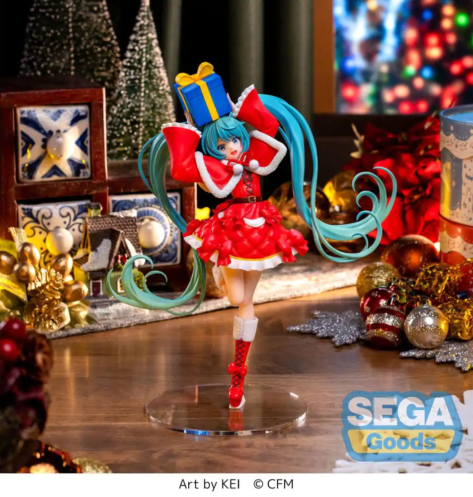 Hatsune Miku Series Luminasta Statuetka PVC Hatsune Miku Christmas 2024 19 cm zdjęcie produktu