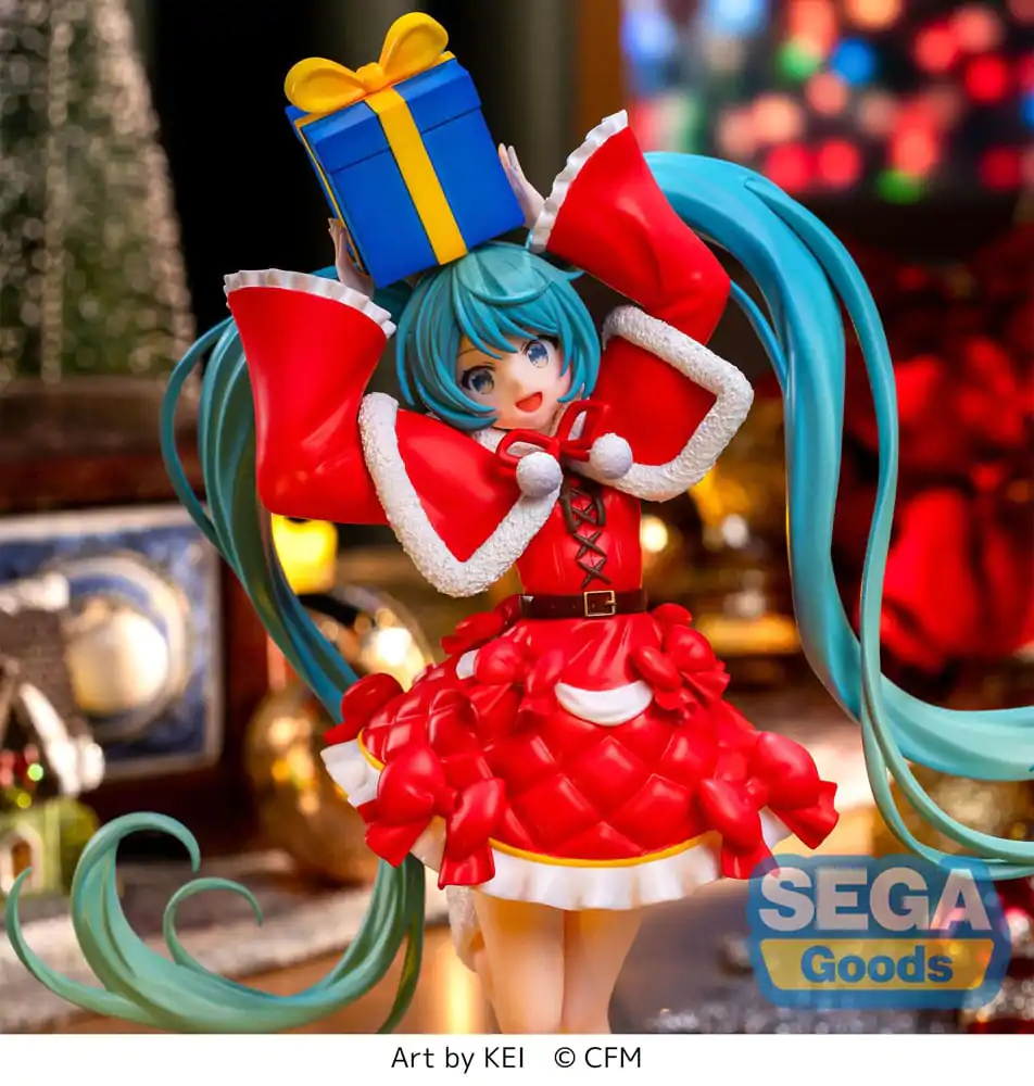 Hatsune Miku Series Luminasta Statuetka PVC Hatsune Miku Christmas 2024 19 cm zdjęcie produktu