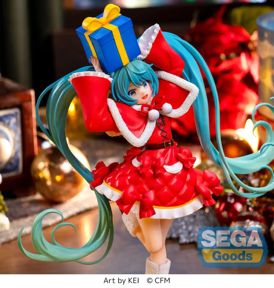 Hatsune Miku Series Luminasta Statuetka PVC Hatsune Miku Christmas 2024 19 cm zdjęcie produktu