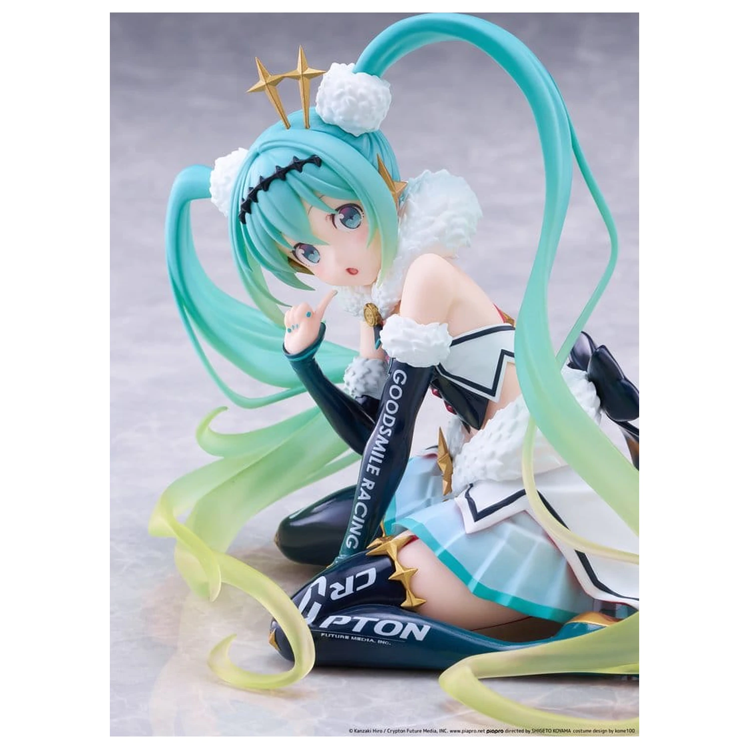 Hatsune Miku Taito Kuji PVC Figurka Racing Miku 2018 Ver. Runda 8 13 cm zdjęcie produktu
