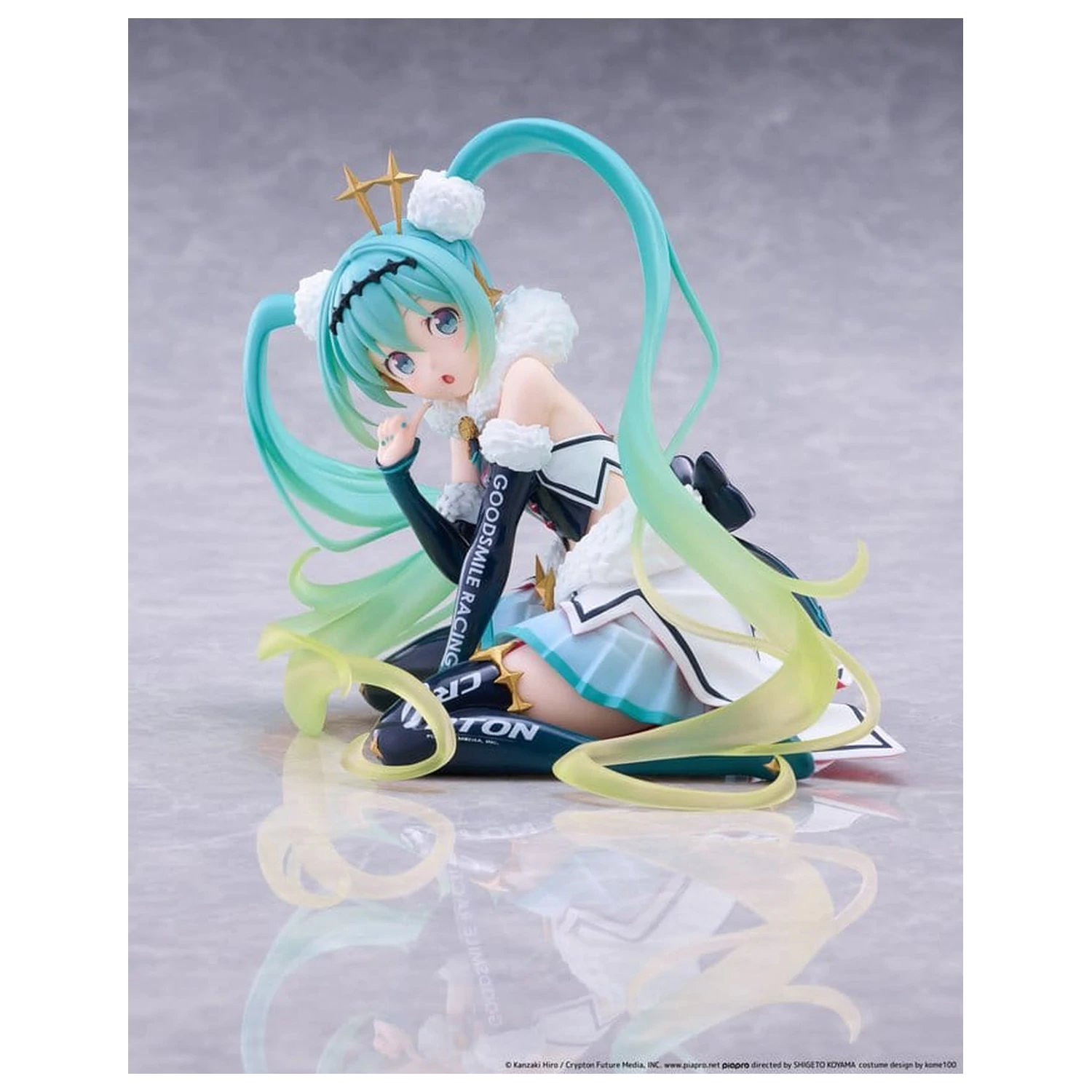 Hatsune Miku Taito Kuji PVC Figurka Racing Miku 2018 Ver. Runda 8 13 cm zdjęcie produktu