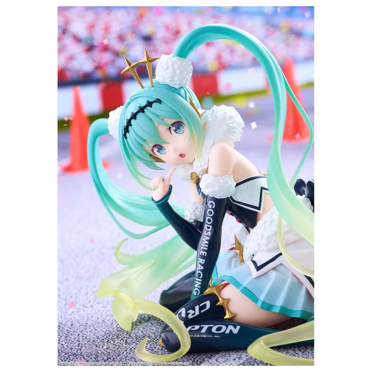 Hatsune Miku Taito Kuji PVC Figurka Racing Miku 2018 Ver. Runda 8 13 cm zdjęcie produktu