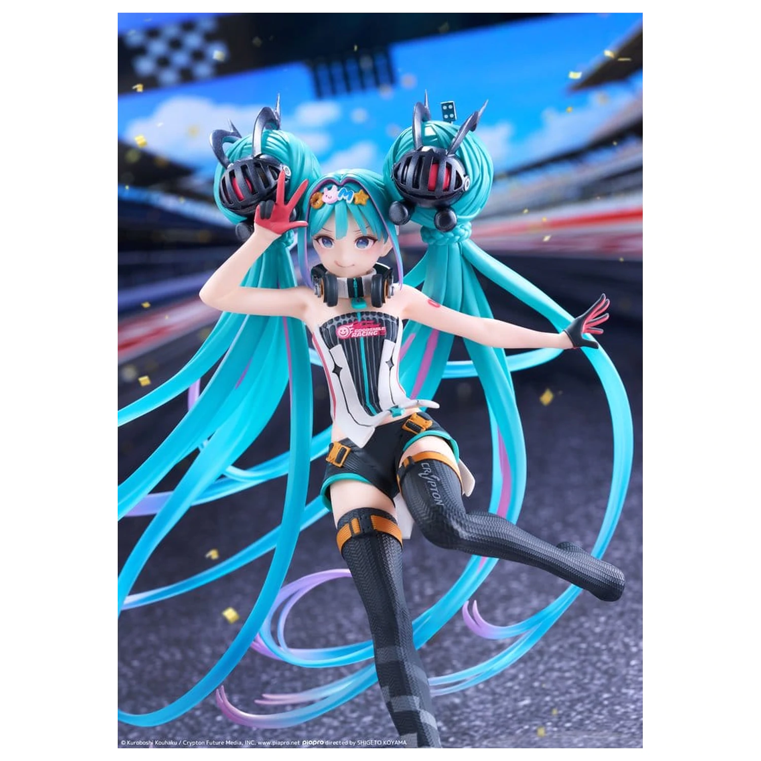 Hatsune Miku Taito Kuji Figurka PVC Racing Miku 2026 Ver. Oryginalna 18 cm zdjęcie produktu