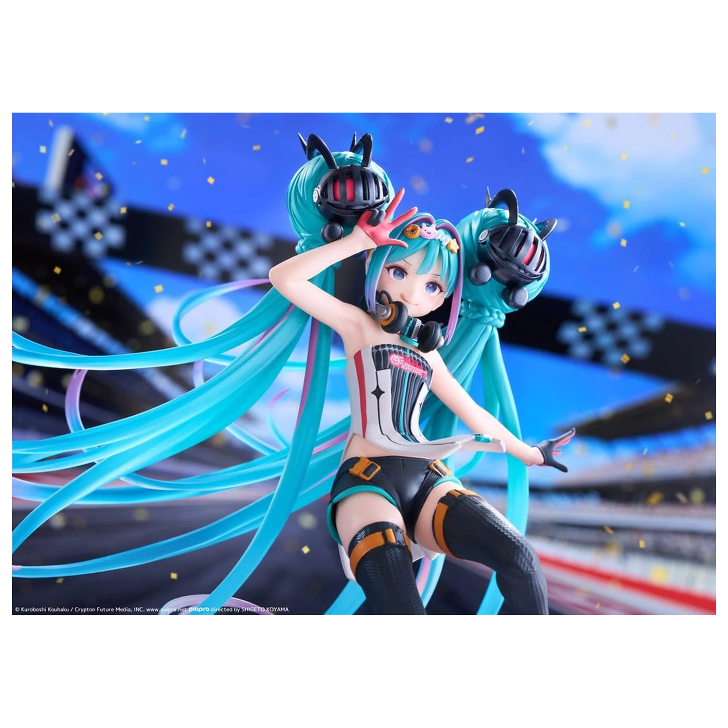 Hatsune Miku Taito Kuji Figurka PVC Racing Miku 2026 Ver. Oryginalna 18 cm zdjęcie produktu
