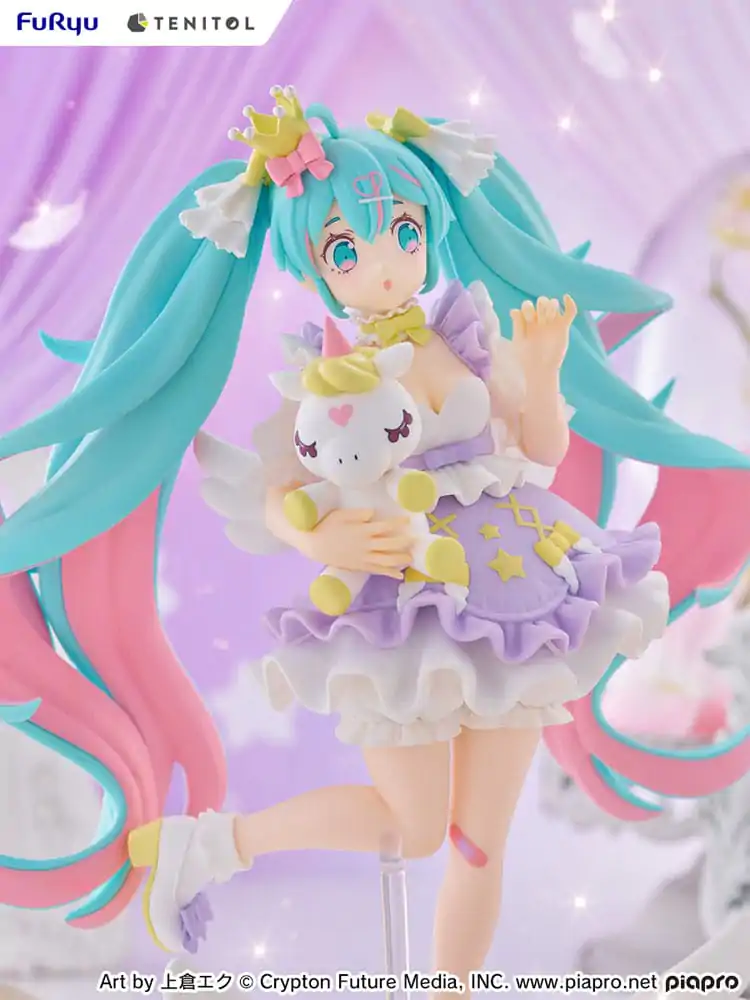 Hatsune Miku Tenitol Statua PVC Hatsune Miku Yumekawa Princess Lavender Wersja 21 cm zdjęcie produktu