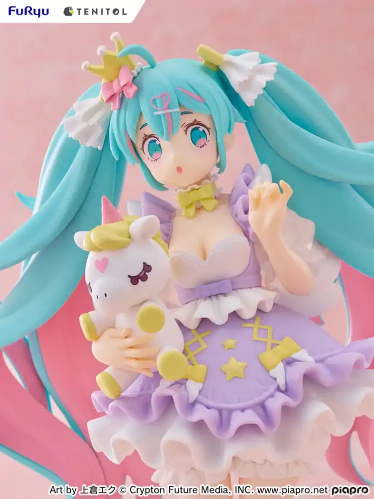 Hatsune Miku Tenitol Statua PVC Hatsune Miku Yumekawa Princess Lavender Wersja 21 cm zdjęcie produktu