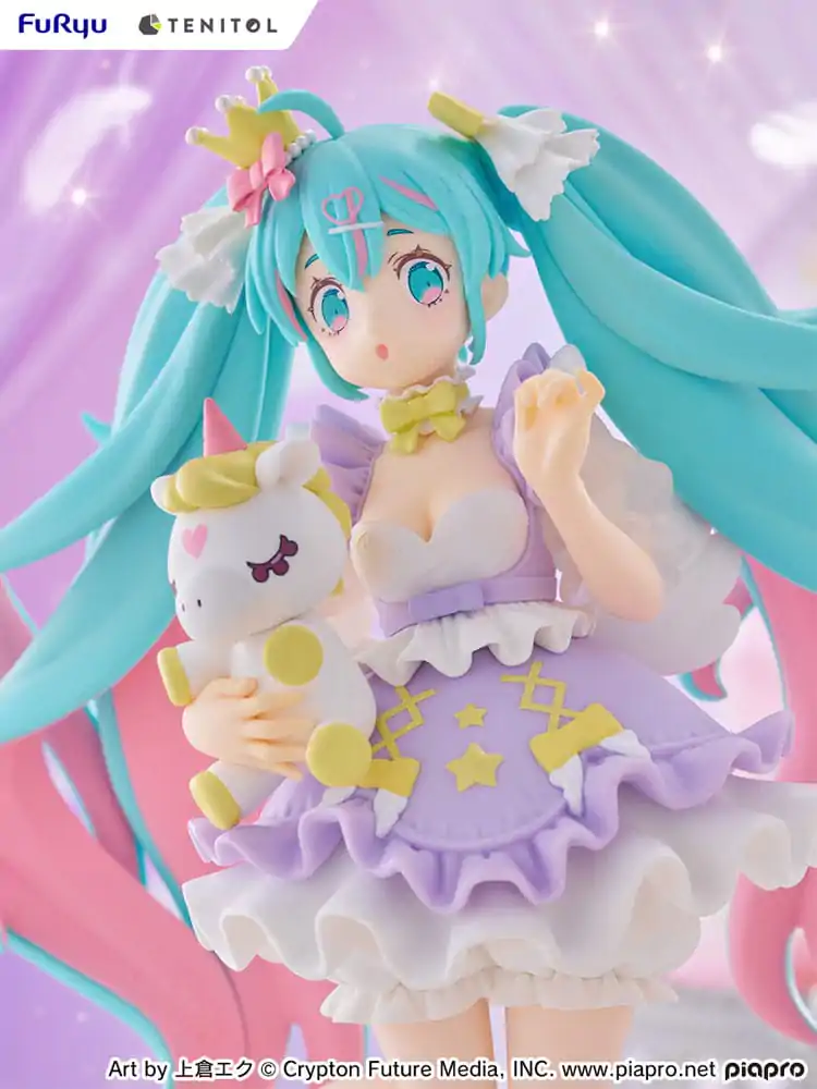 Hatsune Miku Tenitol Statua PVC Hatsune Miku Yumekawa Princess Lavender Wersja 21 cm zdjęcie produktu