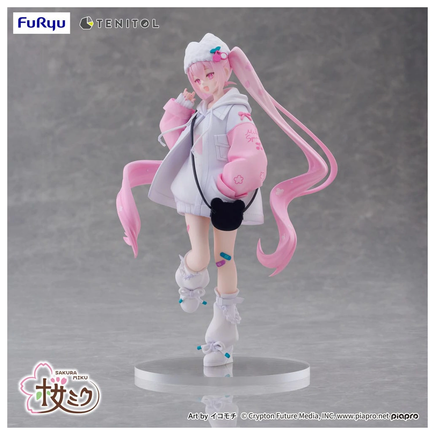 Figurka PCW Hatsune Miku Tenitol Sakura Miku w stylu Cool [petit] 19 cm zdjęcie produktu