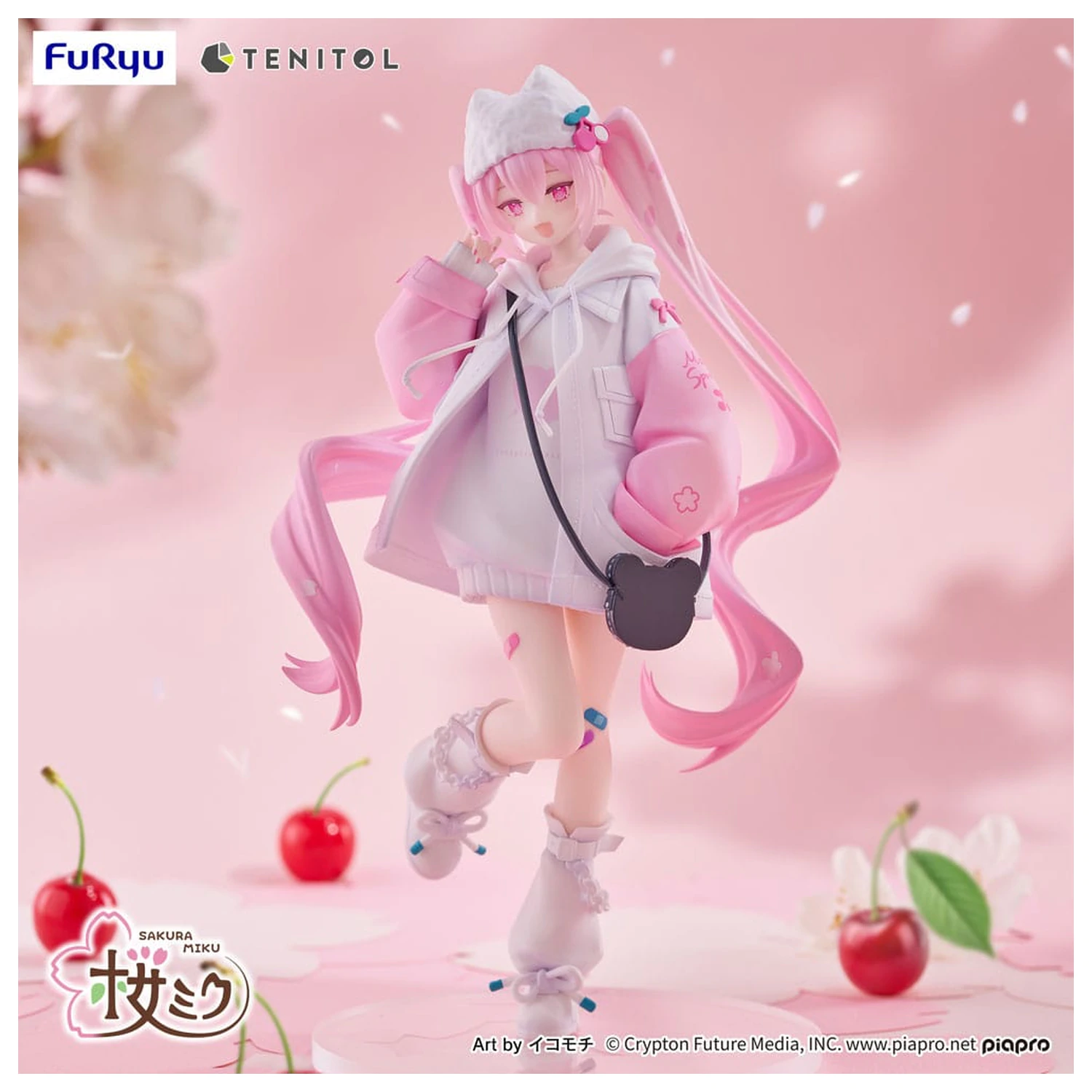 Figurka PCW Hatsune Miku Tenitol Sakura Miku w stylu Cool [petit] 19 cm zdjęcie produktu