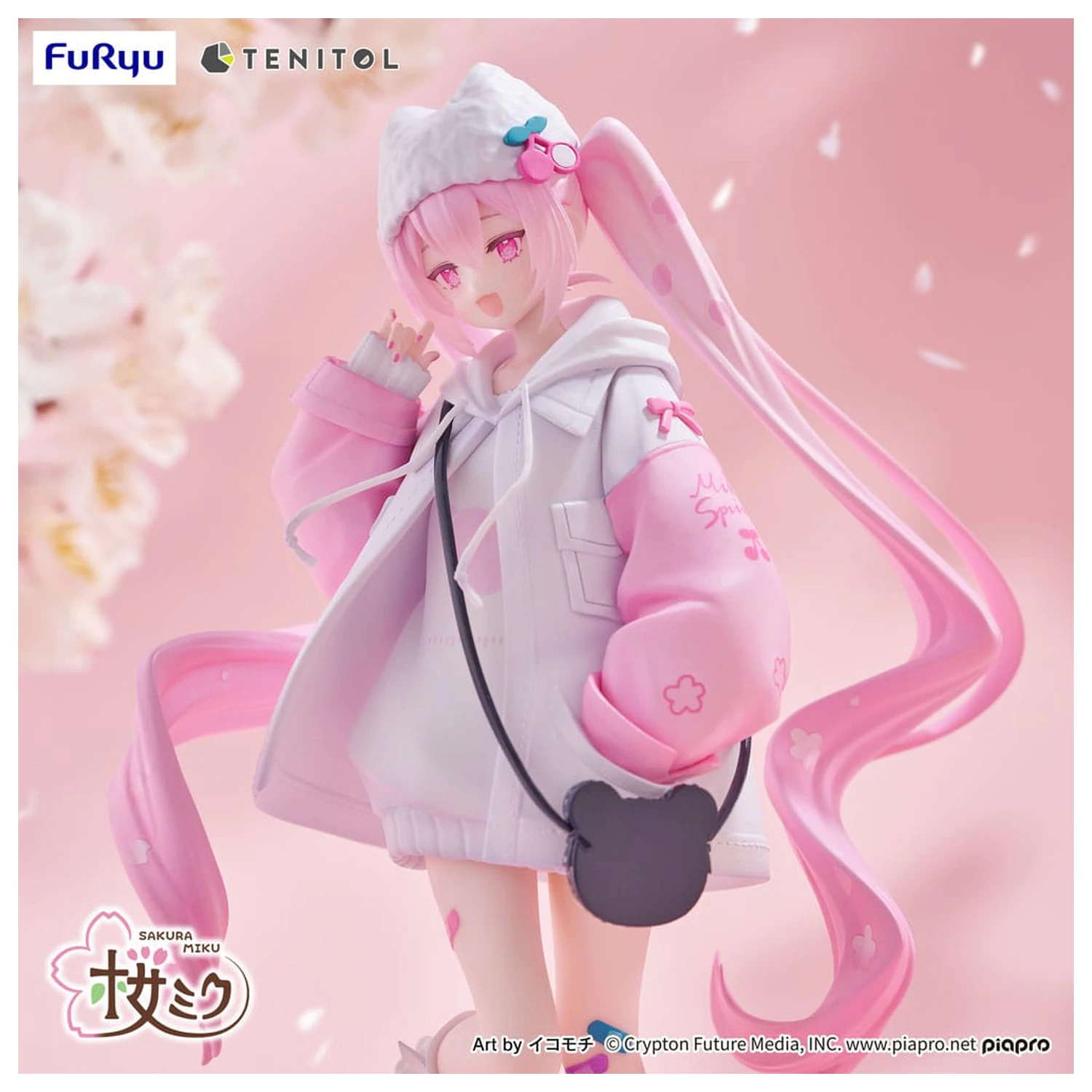 Figurka PCW Hatsune Miku Tenitol Sakura Miku w stylu Cool [petit] 19 cm zdjęcie produktu