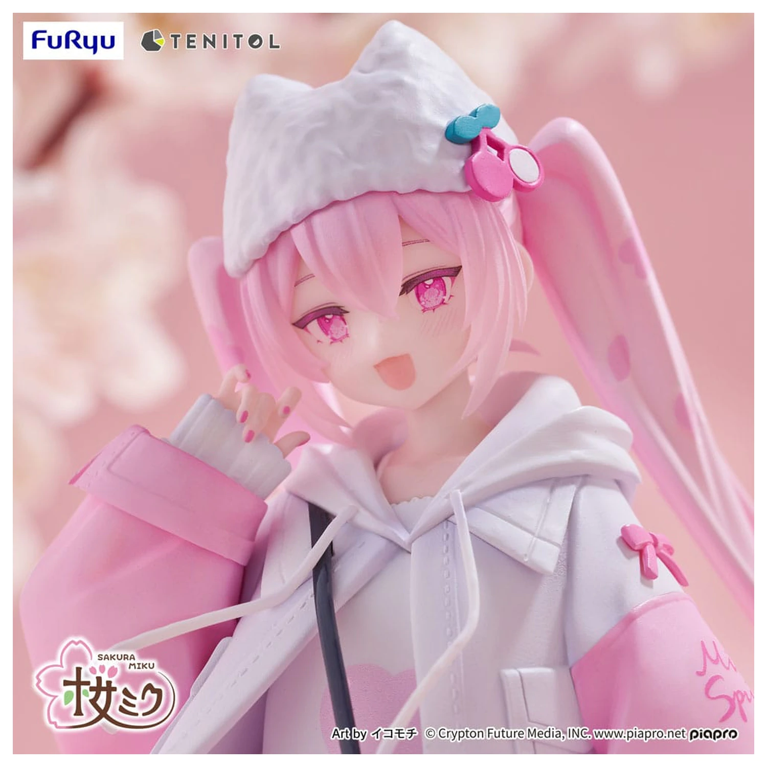 Figurka PCW Hatsune Miku Tenitol Sakura Miku w stylu Cool [petit] 19 cm zdjęcie produktu